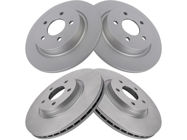 Front and Rear DIY Solutions Brake Rotor Set fits Volvo V50 2005-2011 27BXZQ