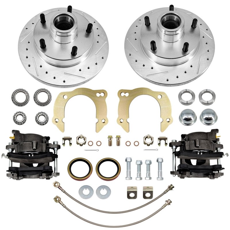 9.25″ Metric Disc Brake Kit, 5×4.5″ Bolt Pattern, New for 1949-1954 Classic Cars