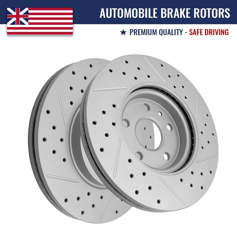 Front Drilled Brake Rotors for Chevrolet Cruze Sonic Bolt EV EUV Volt Limited