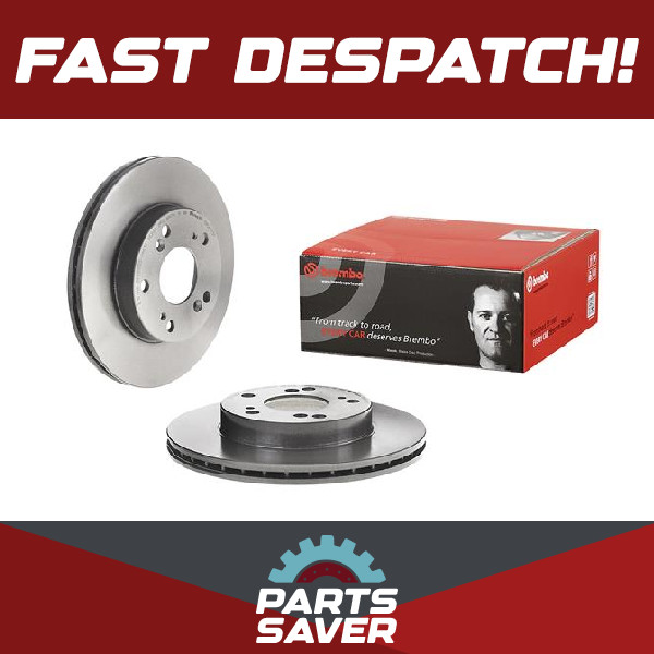 2x Brake Discs Pair Vented fits HONDA CIVIC EP1, Mk7 1.4 Front 00 to 05 262mm