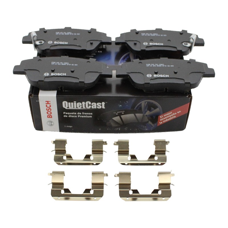 DuraGo Front Rotors Bosch QuietCast Ceramic Disc Brake Pads Kit For Optima FWD gallery