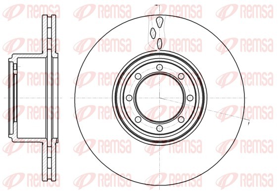 REMSA 61216.10 Brake Disc for Iveco gallery