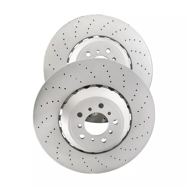 For BMW M5 M6 F06 F10 F12 F13 Front & Rear Vented & Drilled Brake Disc Rotors gallery