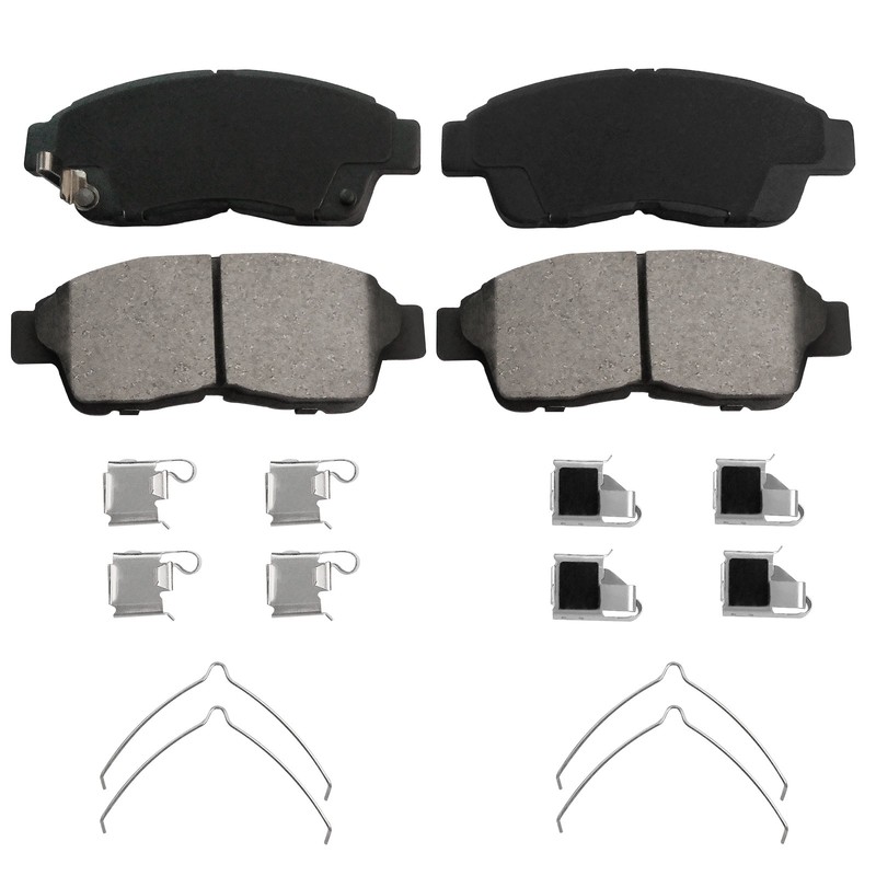 Front Disc Rotors Ceramic Brake Pads for 1992 1993 1994 1995-2001 Toyota Camry gallery