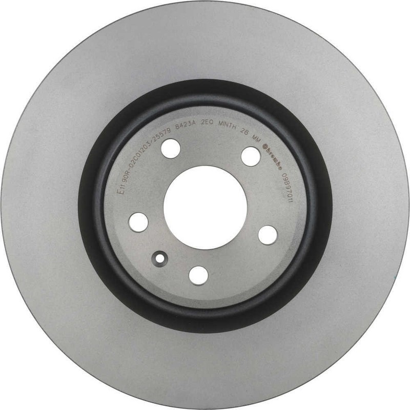 Disc Brake Rotor-Premium UV Coated OE Equivalent Rotor Brembo 09.B970.11