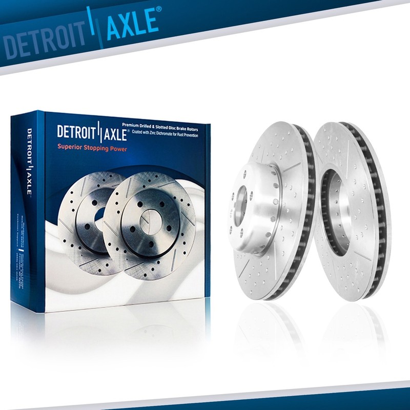 Front Drilled Disc Brake Rotors for 230i 330e 330i 430i xDrive X3 X4 Z4 GR Supra