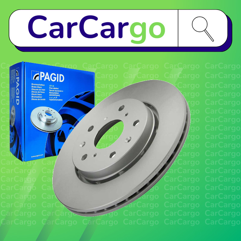 Pagid Vented Front Brake Discs Pair For Suzuki Swift 1.6 2006-2024 276 mm