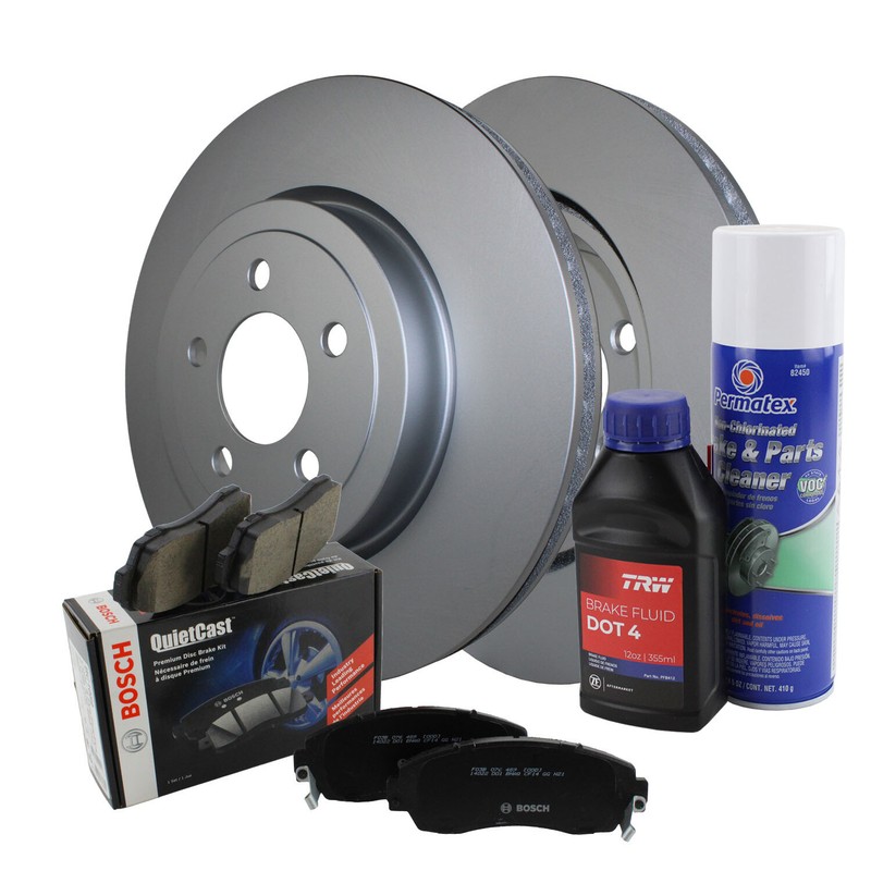 Front HD Brake Kit 345mm Rotors Bosch Ceramic Pad Set For 300 Challenger Magnum