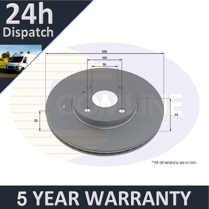 Fits Mazda 2 2014- MX-5 2015- MX-5 RF 2017- 1.5 D PV Front Brake Disc #1