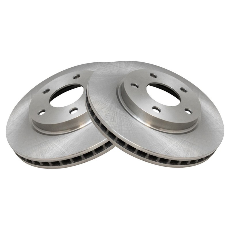 TRQ Front Brake Rotors For 2007-2012 Dodge Caliber 2008-2017 Mitsubishi Lancer gallery