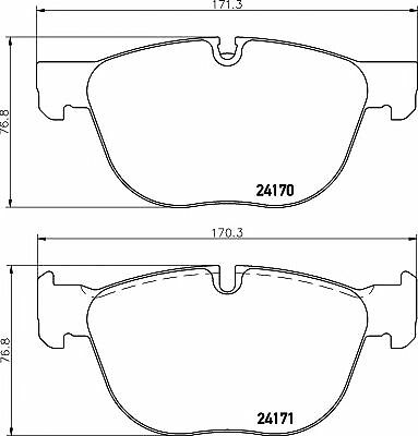 TEXTAR Front Axle BRAKE DISCS + PADS SET for BMW X5 (E70) xDrive 48 i 2008-2013 gallery