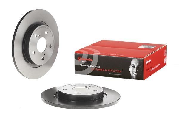 2x Brake Discs Rear Solid Braking System Fits Toyota Avensis BREMBO 08.B045.11 gallery