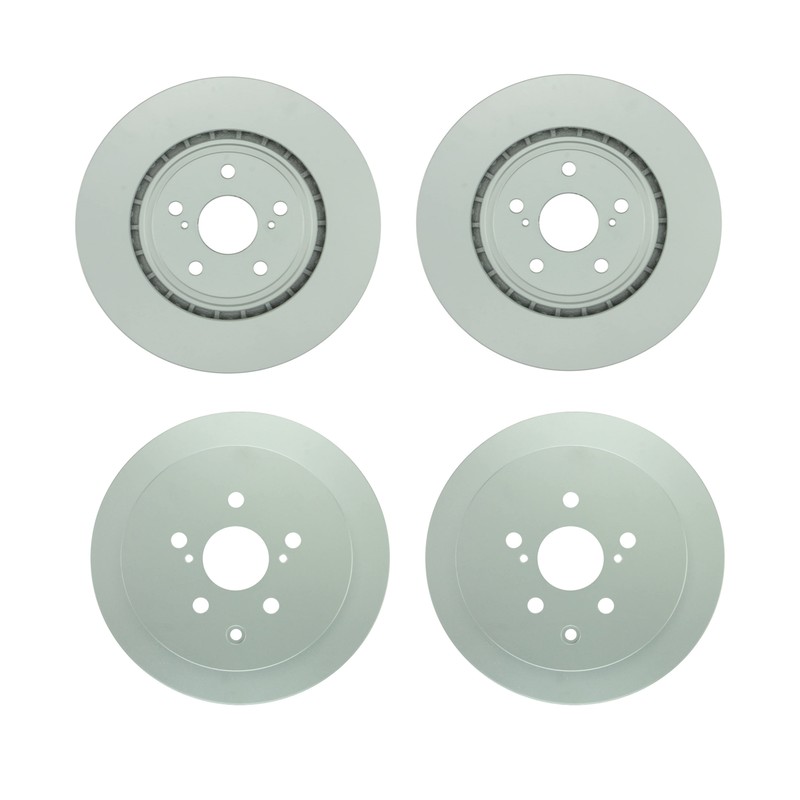 Bosch QuietCast Front 328mm & Rear 309mm Disc Brake Rotors Kit For Lexus Toyota