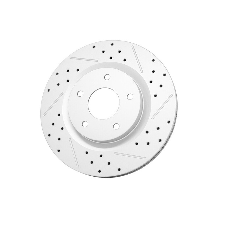 Front Drilled Slotted Brake Disc Rotors For Nissan Rogue Select Sentra gallery