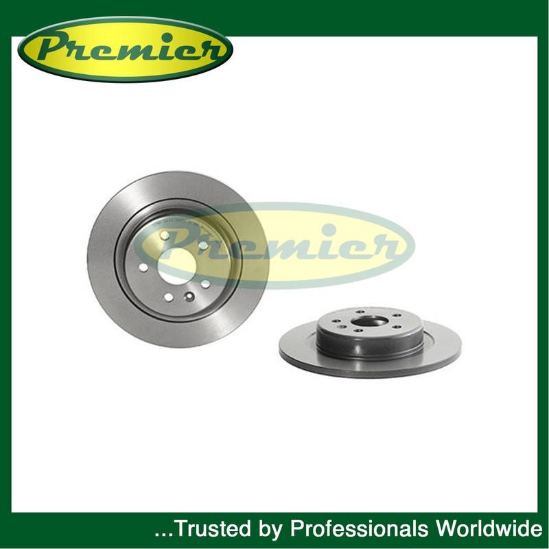 Premier Rear Brake Discs Fits Vauxhall Astra 2015- Opel Astra 2015-