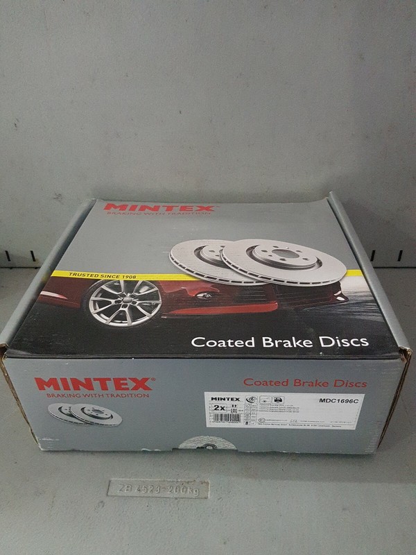 MINTEX MDC1696C BRAKE DISCS(2) REAR TOYOTA AVENSIS