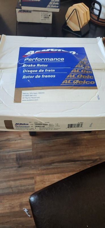 Genuine GM Performance Front Disc Brake Rotor GM#19362130 ACD#18A80676SD