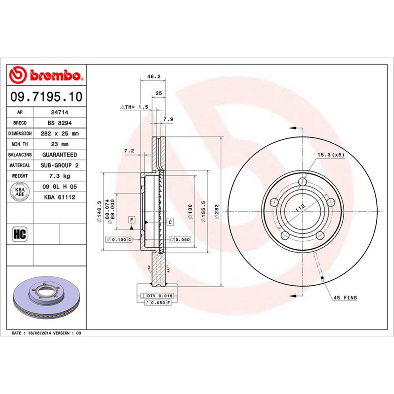 Front Disc Brake Pads Disc Rotors Fits Volkswagen Passat 2.8L 1.8L gallery