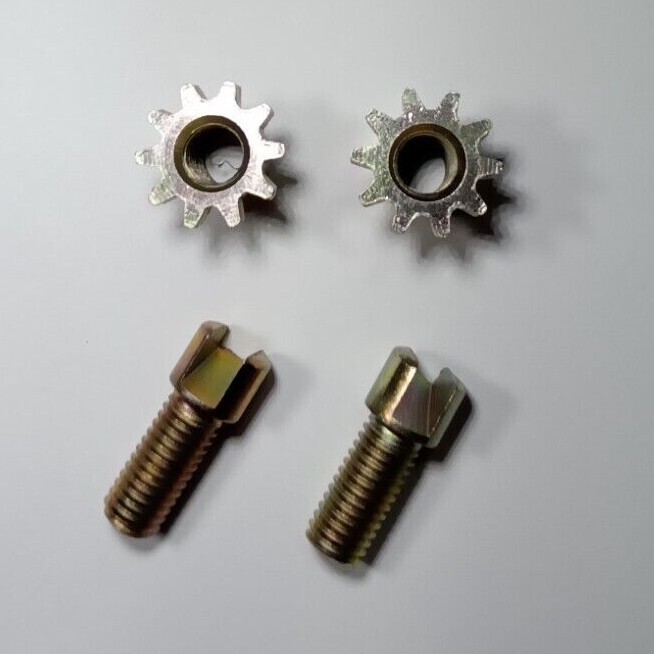 BRAKE SHOE ADJUSTING SCREWS & STAR NUT ADJUSTERS SET 1971-1979 VW SUPER BEETLE gallery