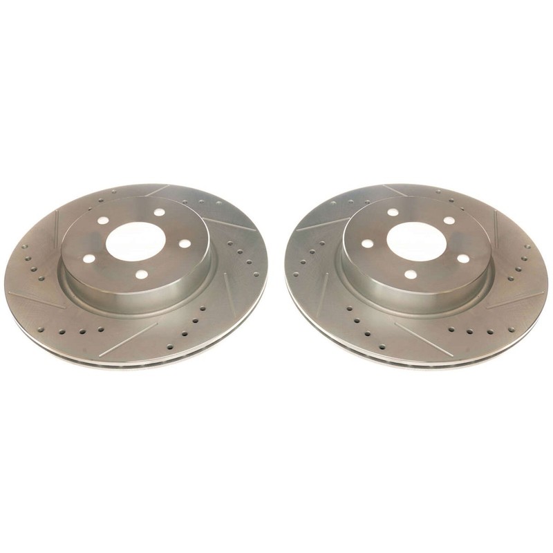 JBR1775XPR Powerstop Brake Discs 2-Wheel Set Rear for INFINITI QX55 QX50 19-24