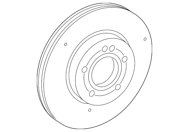 Genuine Mercedes-Benz Disc Brake Rotor 177-421-10-00 gallery