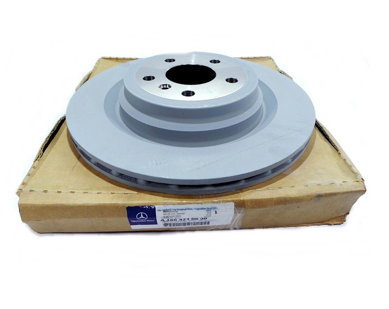 Mercedes-Benz Genuine ML Class 2012-2015 Rear Brake Disc Set 2 OE 1664230600