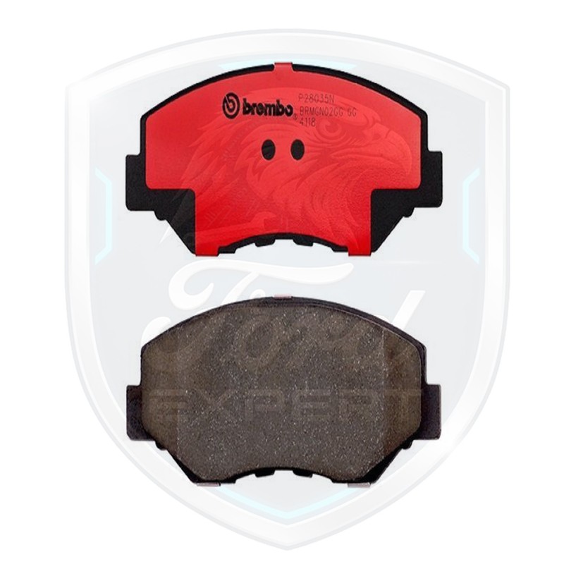 Brembo OEM Front & Rear Ceramic Brake Pads Kit For 2008-2017 Honda Accord gallery