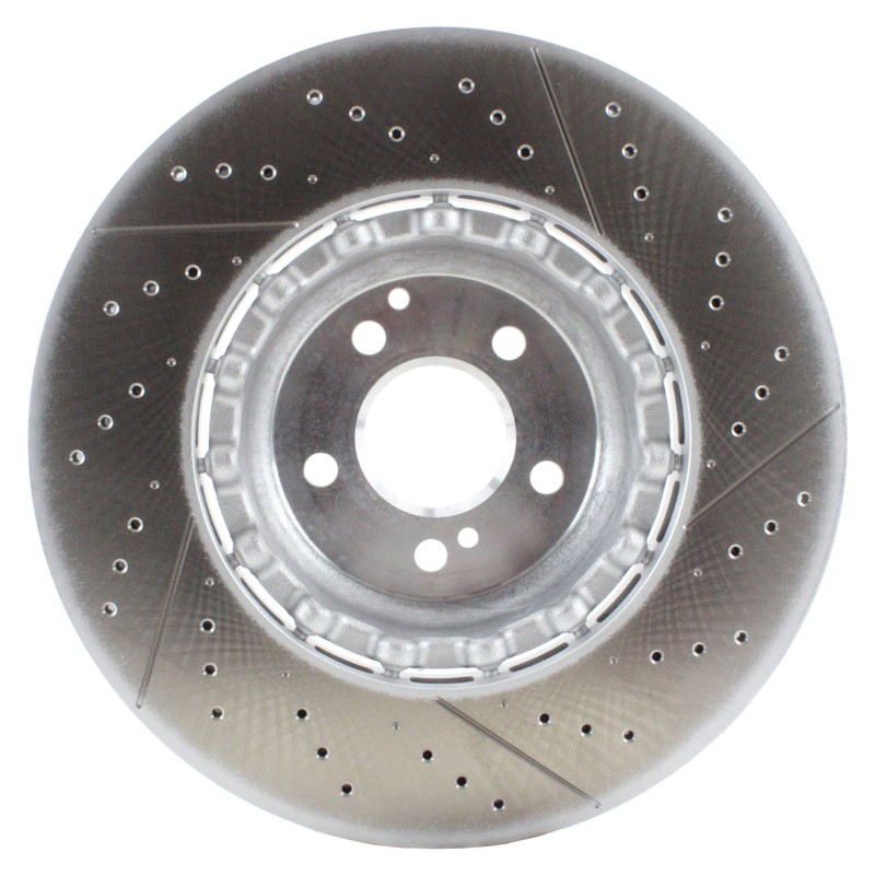 SHW Performance Front Drilled Slot 360mm Disc Brake Rotor For MB W212 C218 C190 gallery