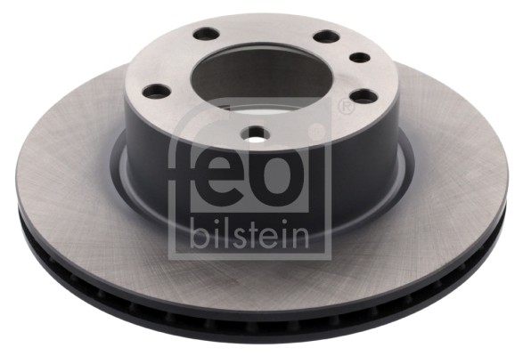2x Febi 04440 Front Brake Discs Pair 284mm Vented Fits Bmw 5 Series