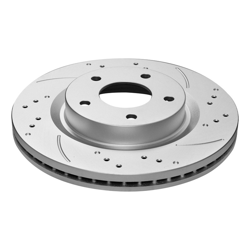 Front Drilled & Slotted Disc Rotors Pads For Buick Rendezvous/Pontiac Aztek AWD gallery