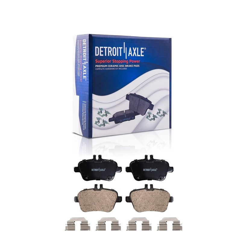 Front Rear Drilled Disc Rotors Brake Pads for 2014 - 2019 Mercedes-Benz CLA250 gallery
