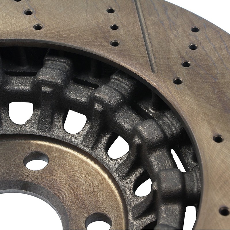 For Audi RS5 2.9L 2018-2023 Pair 375mm Front Drilled Brake Disc Rotors RH+LH gallery