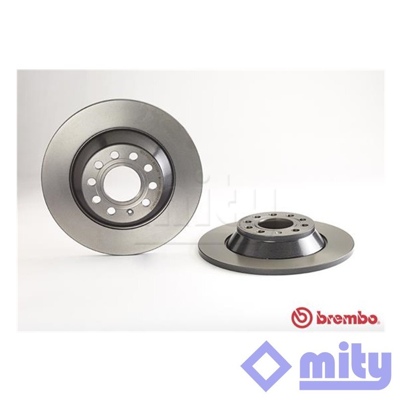 Fits Audi A6 2004-2011 Brake Discs Rear Mity #1 4F0615601E