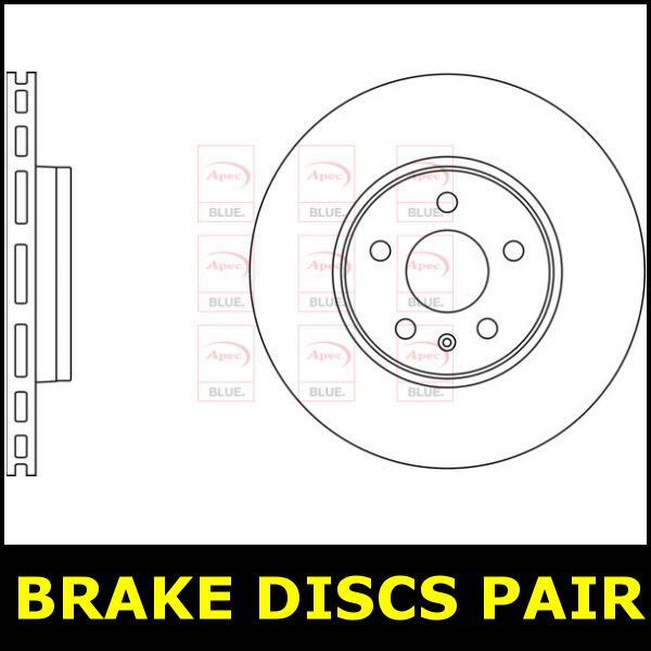 Brake Discs Pair Front FOR AUDI A5 150bhp F5 2.0 17->ON Diesel Hybrid Blue gallery