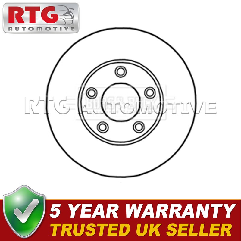 Front Brake Disc Fits Mazda 3 2003-2013 5 2005- 1.3 1.6 D TD 1.8 2.0 C24Y3325XB