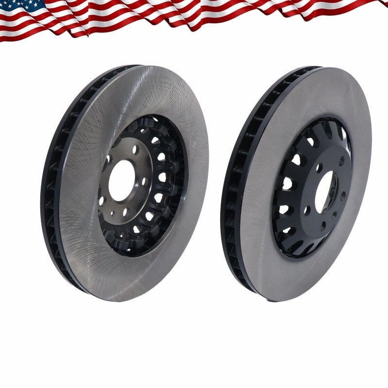 2x Performance Front 375mm Vented Brake Disc Rotors Fit For Audi A6 A8 Q Q7 Q8 gallery