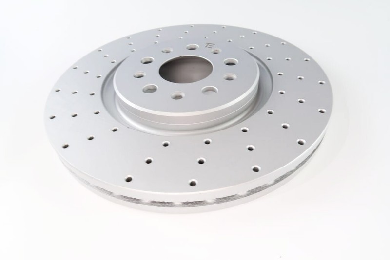 Maserati Levante front rear brake pads & drilled rotors upgrade TopEuro 1121 gallery