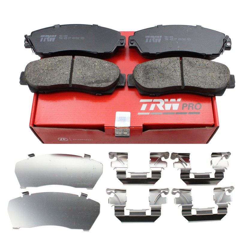DuraGo Front Rotors TRW Pro Ceramic Disc Brake Pad Kit For Accord Crosstour CR-V gallery