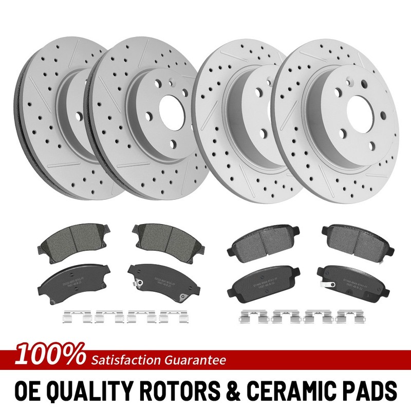 Front Rear Brake Rotors Pads For 2011-2016 Chevrolet Cruze/Cruze Limited/Sonic