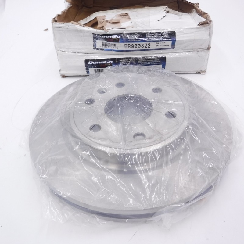 Pair DuraGo Front Brake Disc Rotors BR900322 for 2009-2017 GMC Acadia
