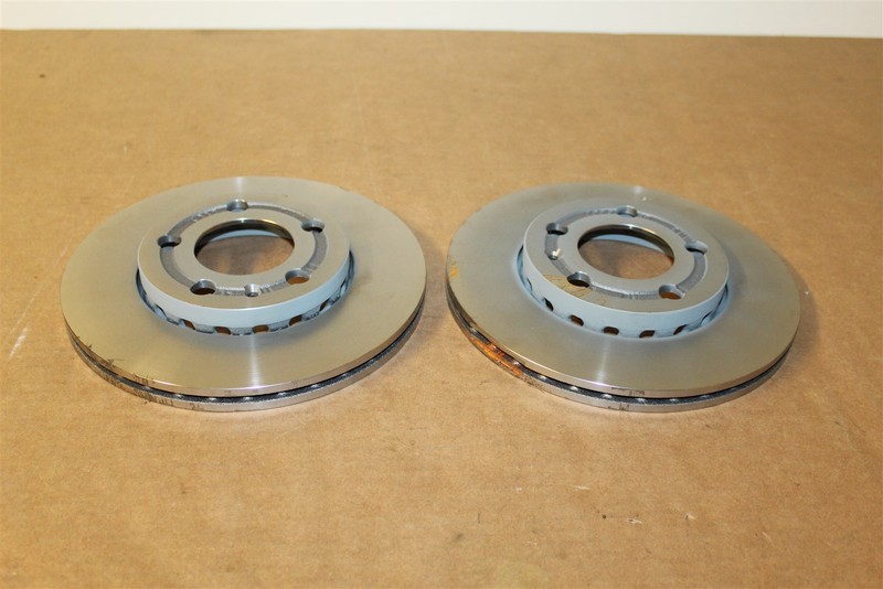 VW Polo / Skoda Fabia front brake discs 239 x 18mm 6Q0615301 Genuine VW