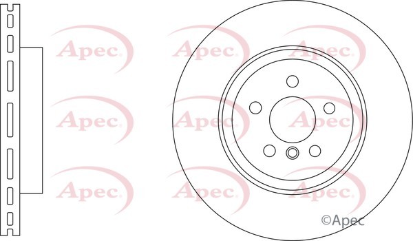 2x Apec Red Front Brake Discs 348mm Fits Bmw 2 3 4 5 6 7 I4 X3 X4 X5