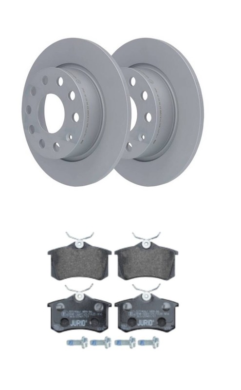 Zimmermann Rear Rotors and Pad Set Fits VW Audi 5Q0615601F