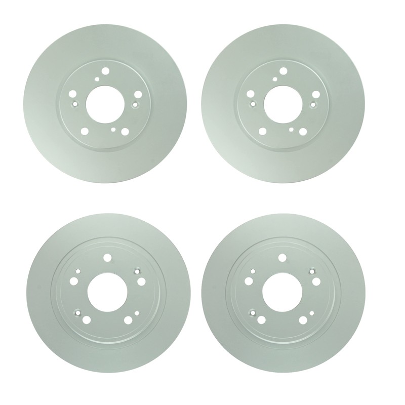 Bosch QuietCast Front 282 mm & Rear 282 mm Disc Brake Rotor Kit For Accord L4 V6