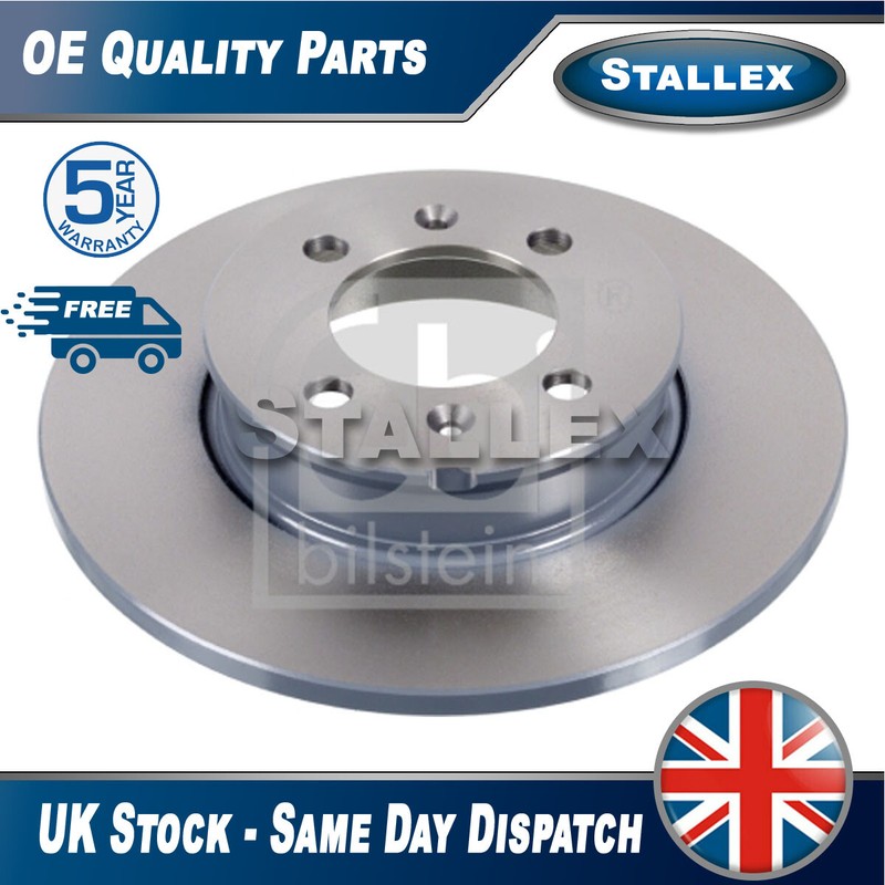 Fits MG TF 2002-2009 MGF 1995-2002 1.6 1.8 Brake Discs Rear Stallex SDB100461