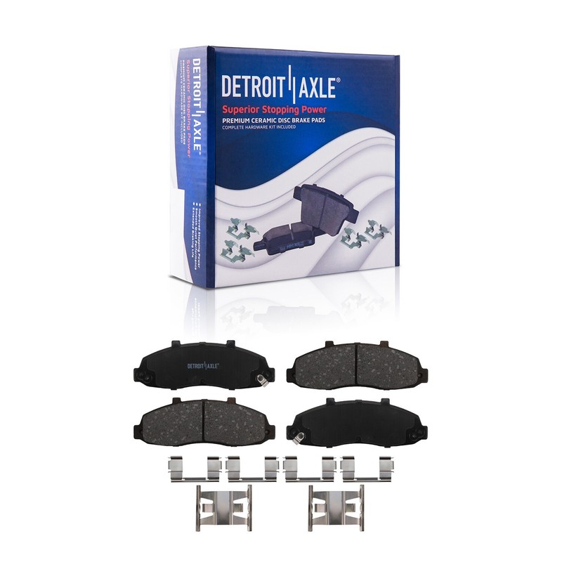 2WD Front Disc Rotors + Ceramic Brake Pads for 2000 2001 - 2003 Ford F-150 F150 gallery