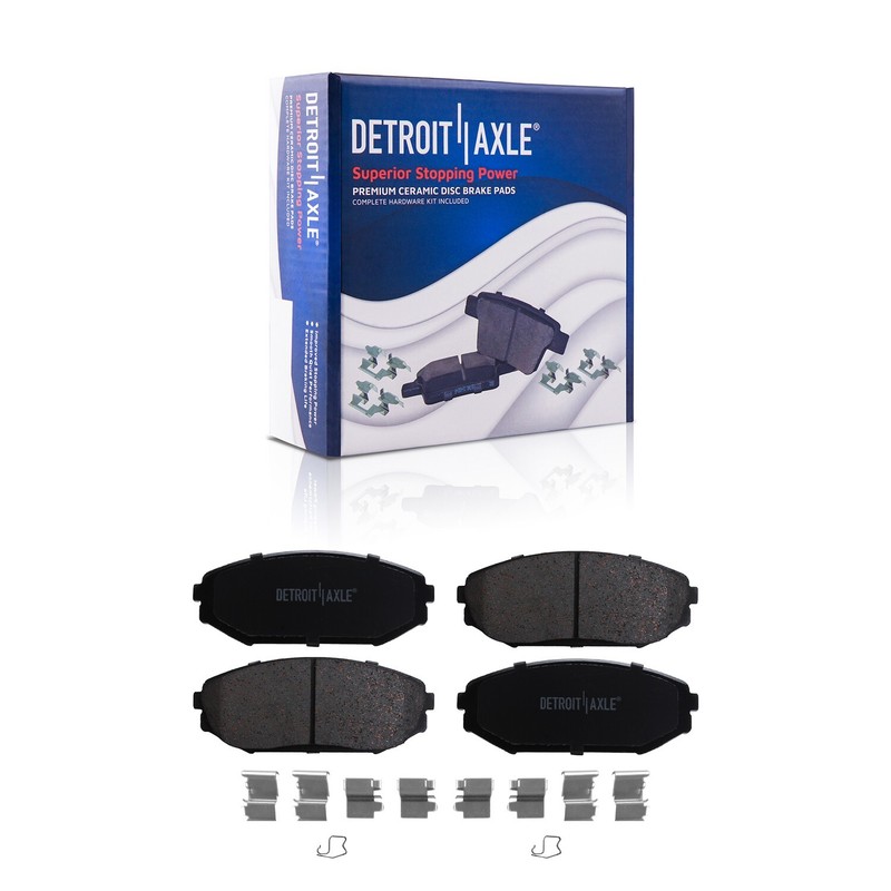 Front & Rear Drilled Disc Rotors +Brake Pads for 2002 2003 2004 Honda Odyssey gallery