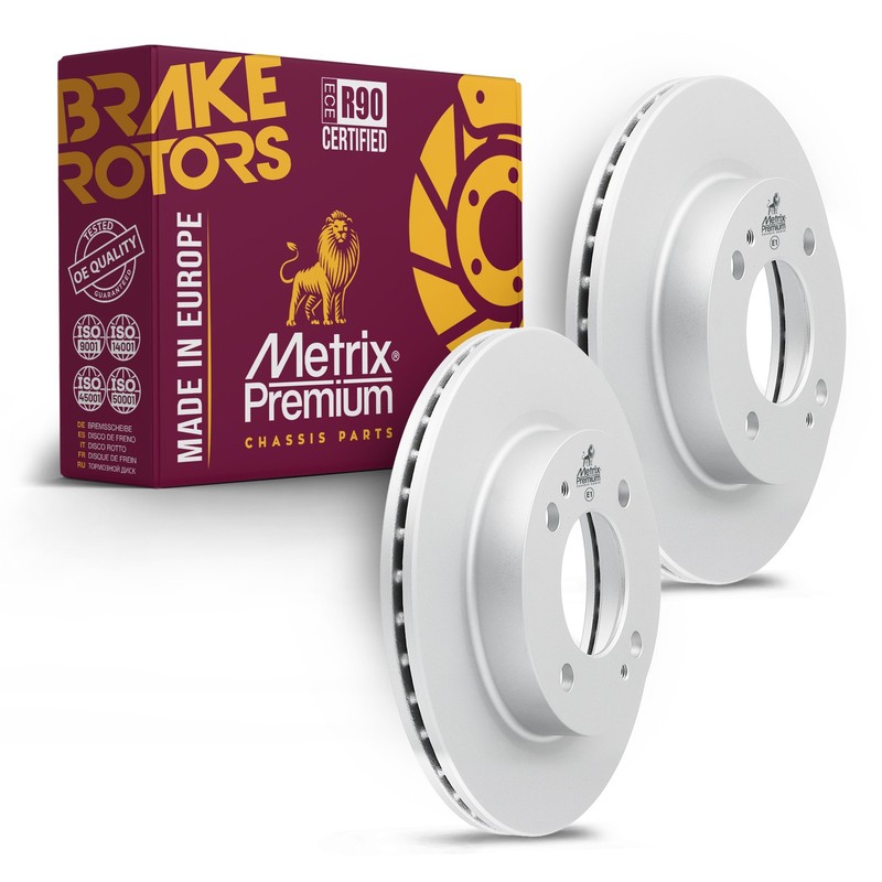 Front Disc Brake Rotor for 2014-2015 Mitsubishi Mirage 2PC 4615A105 9.03 in