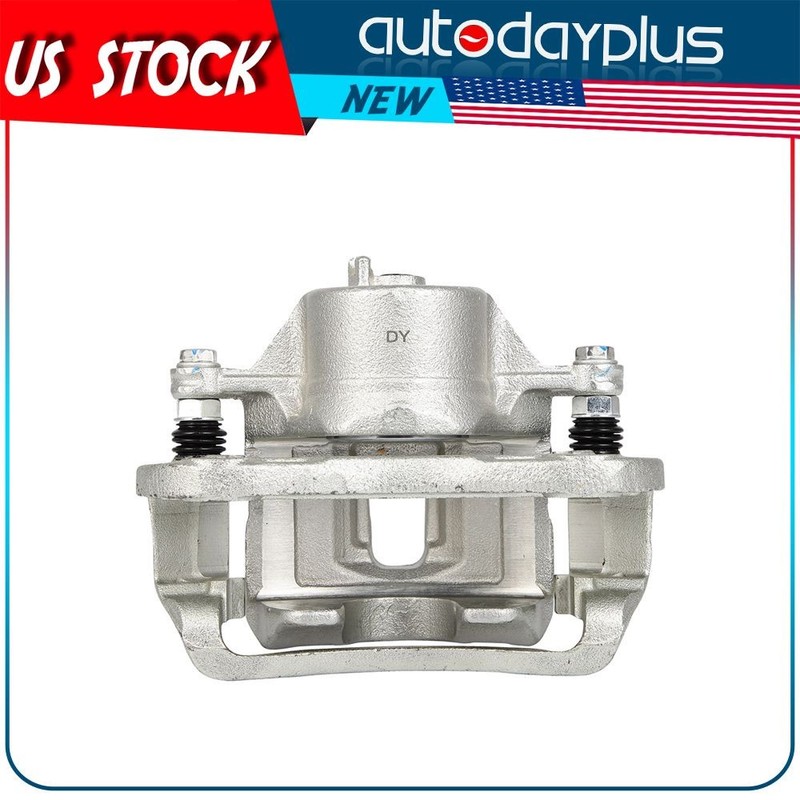 Pair Front Brake Calipers w/ Bracket For 2005 - 2010 Hyundai Tucson Kia Sportage gallery