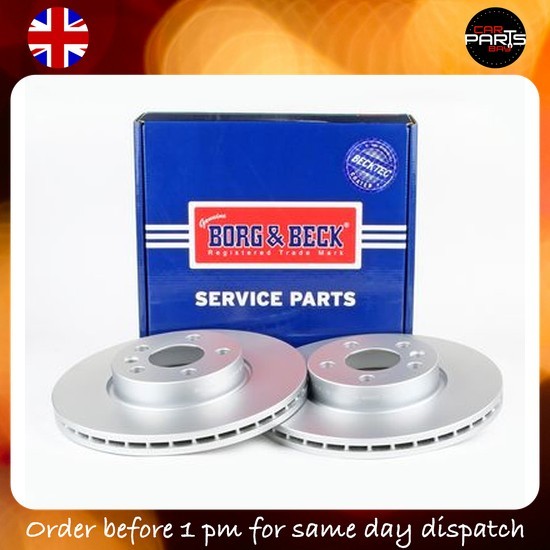 BRAKE FOR VW CALIFORNIA SHARAN TRANSPORTER/CARAVELLE DISCX2 BORG & BECK FRONT